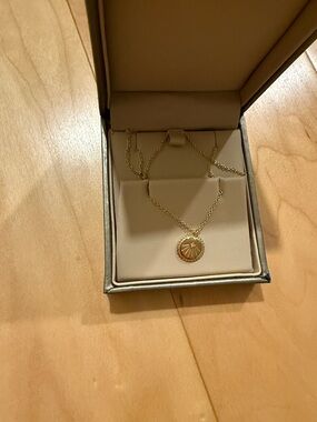 Gold Sunburst Pendant Necklace - Women’s Jewelry